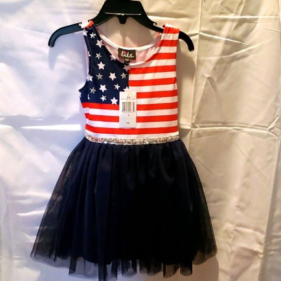 lilt Other - Toddler Girls size 4 dress flag patriotic